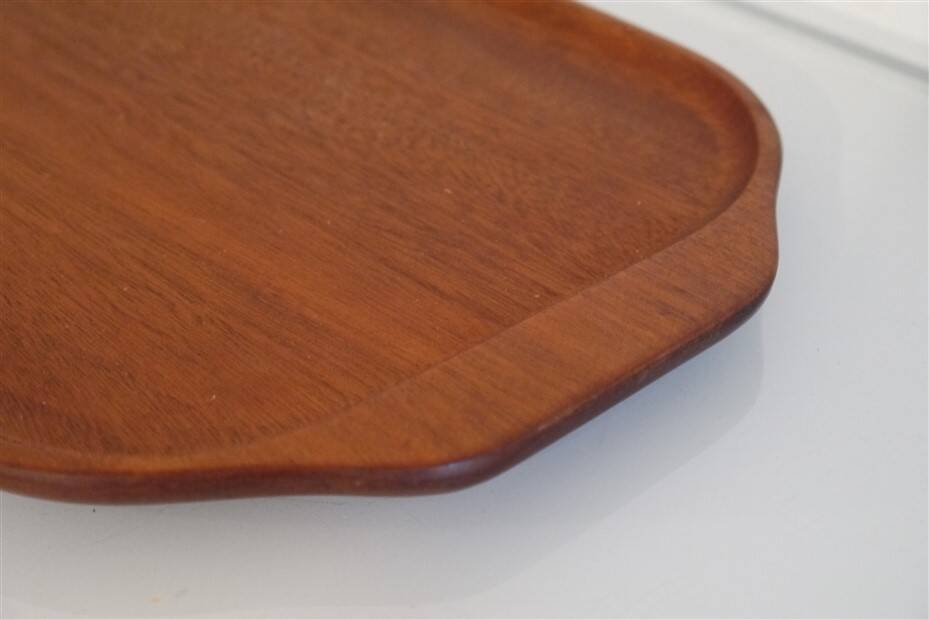 Vintage Scandinavian teak tray 1960