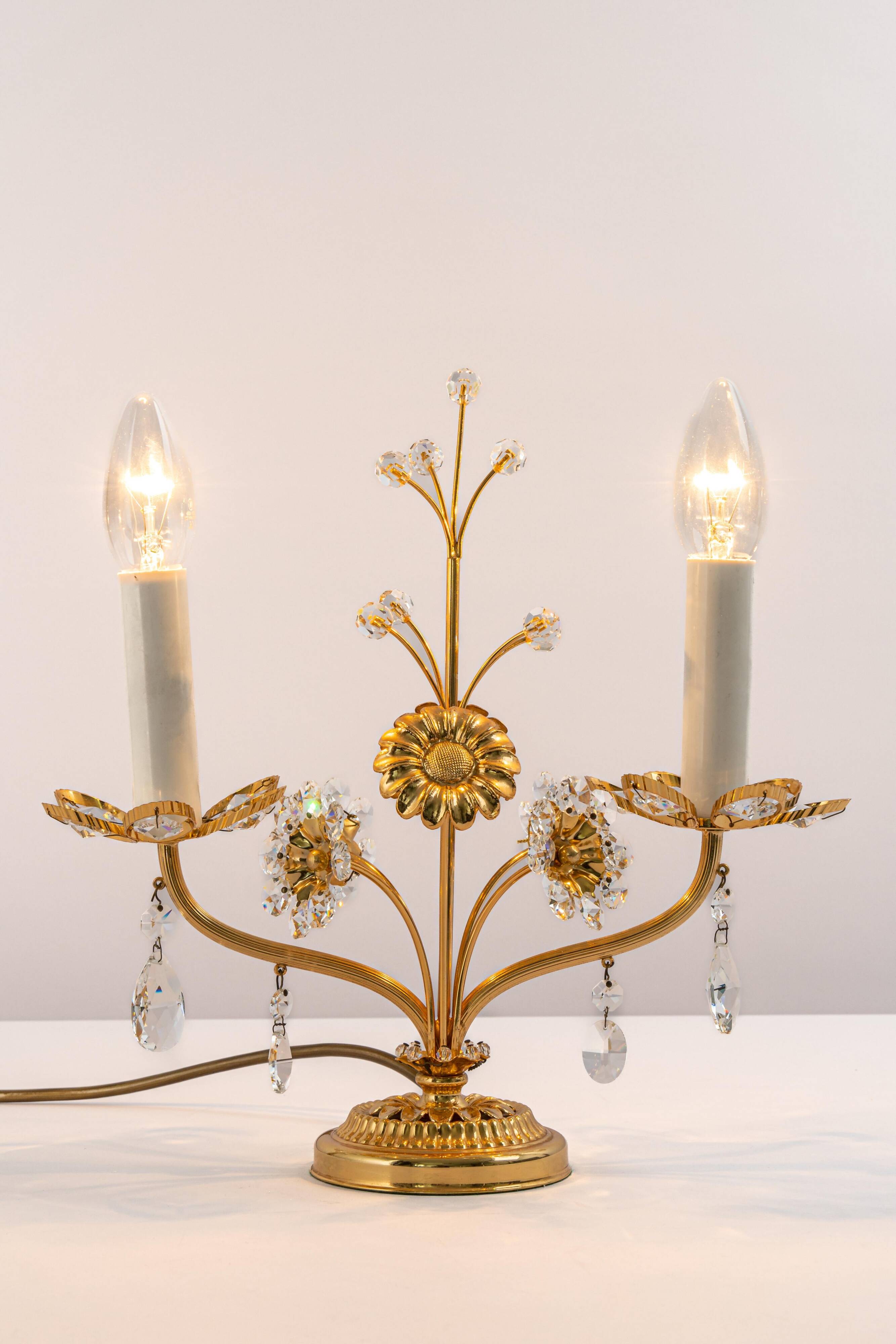Beautiful small table lamp by Palwa, Germany, 1970s.