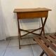 Bureau et chaise pliable enfant vintage