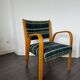 Fauteuil Bow Bois par Hugues Steiner 1950