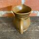 Old pichet sarreguemines beige ceramic 1970s vintage