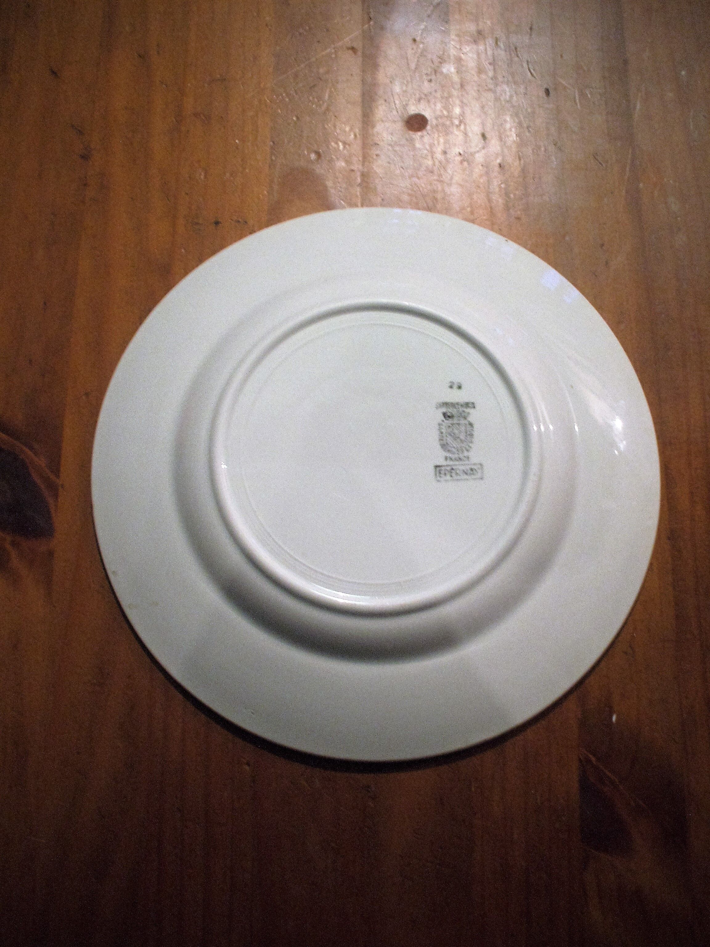 1 plate Sarreguemines