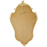 Gilded Rococo Style Mirror With Console Acanthus France