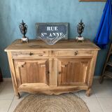 Low walnut sideboard