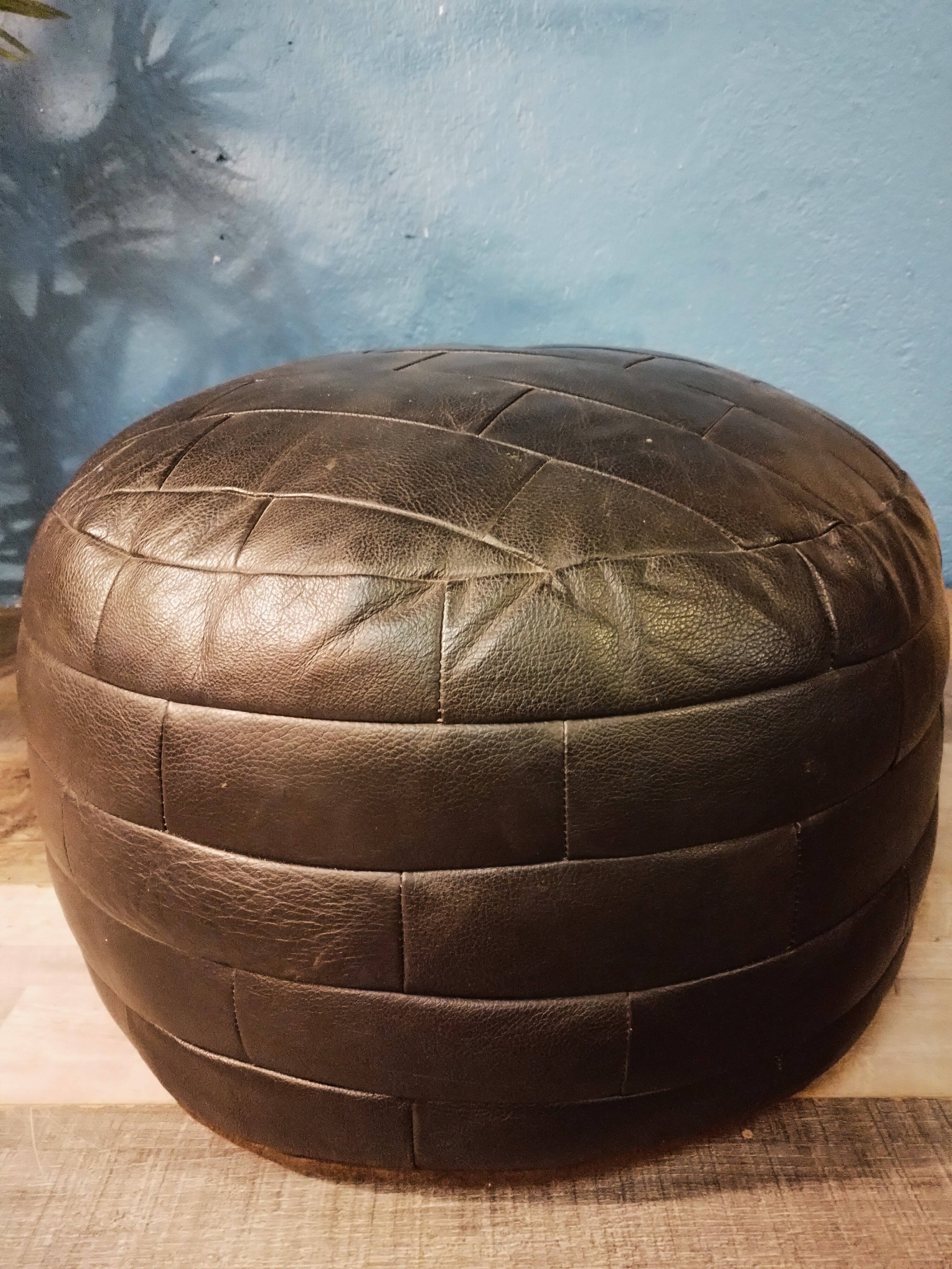 De Sède style pouf 1970s