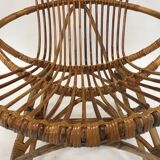 Rohe Noordwolde rattan chair, 1960, Netherlands