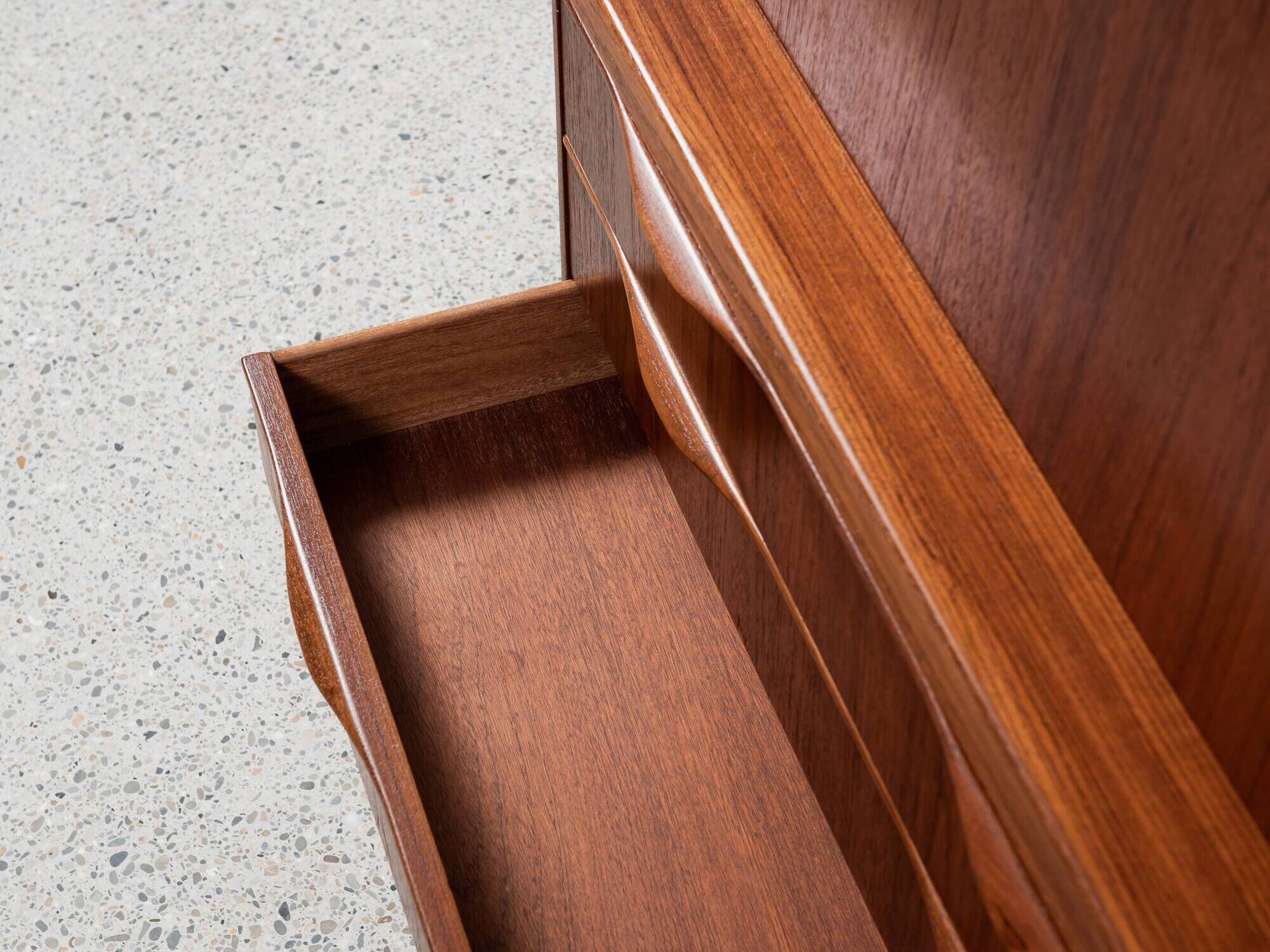 Danish Midcentury secretaire in teak by Erling Torvits for Klim Møbelfabrik