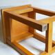 Stool reconstruction in solid wood 50s