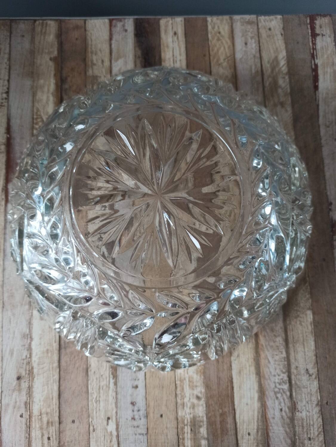 Saladier en cristal