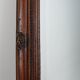 Miroir ancien français à facettes en bois sculpté, vers 1850
