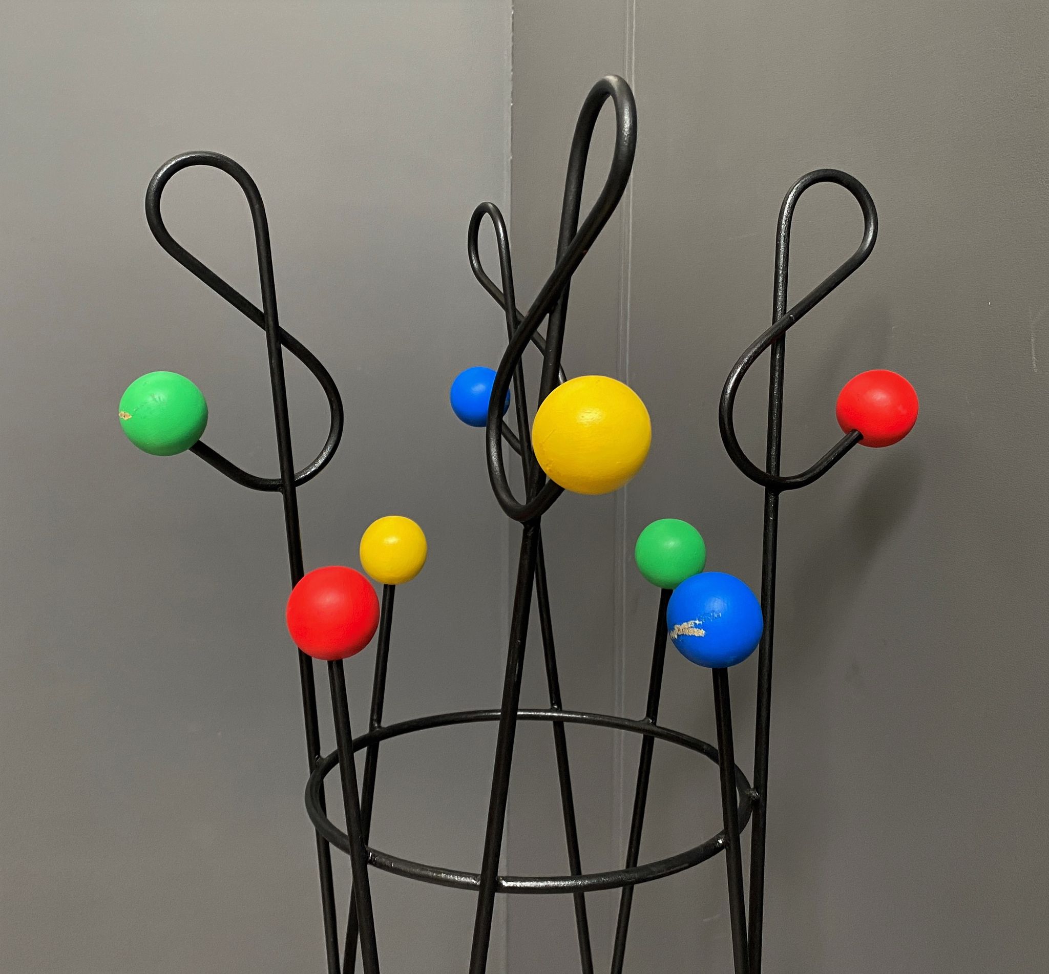 Mid century coat rack, 1950s