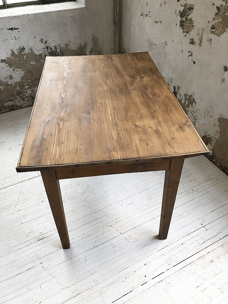 Pine and oak farm table