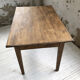 Table de ferme en pin et chêne