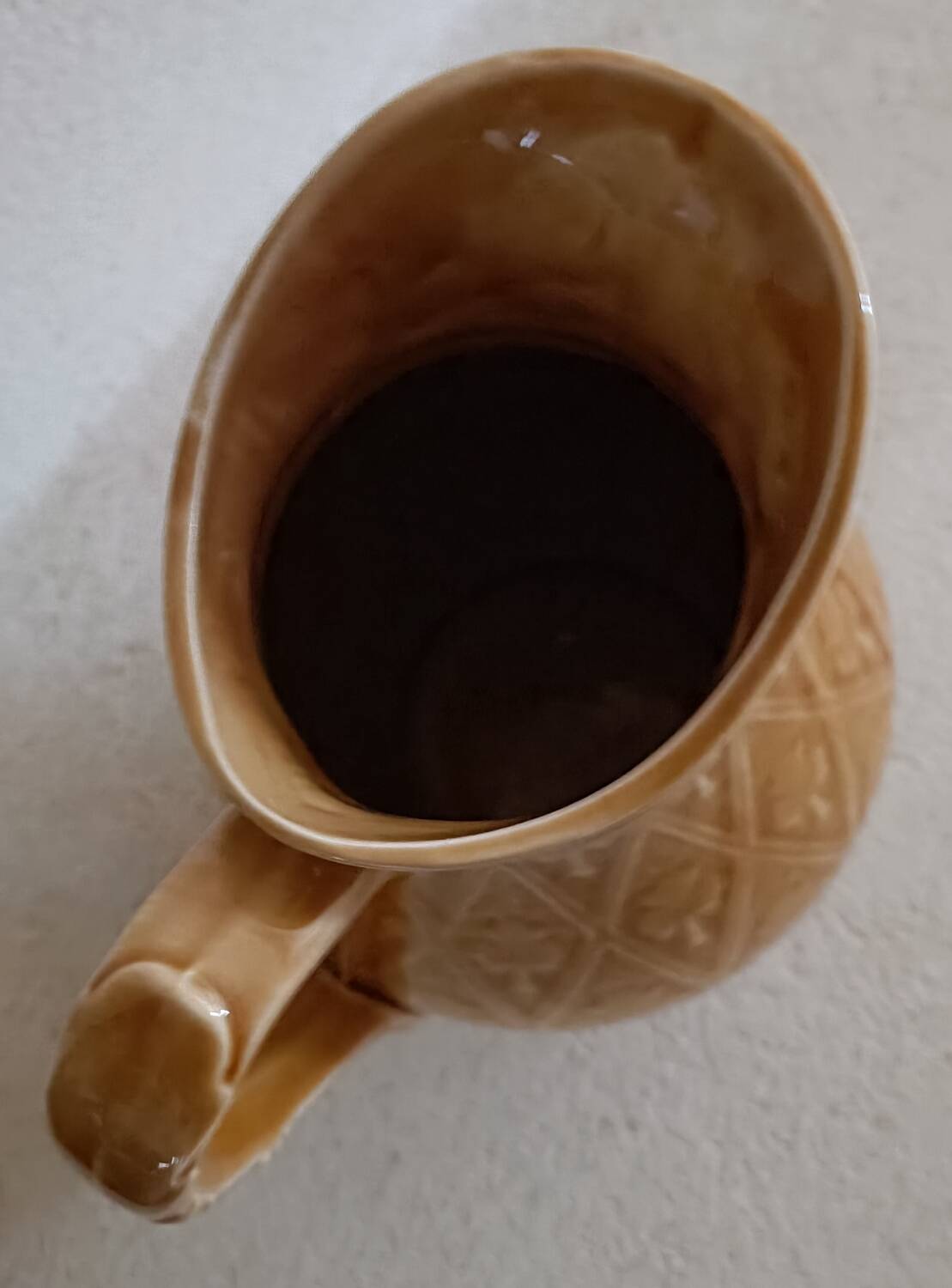 Vintage Sarreguemines pitcher