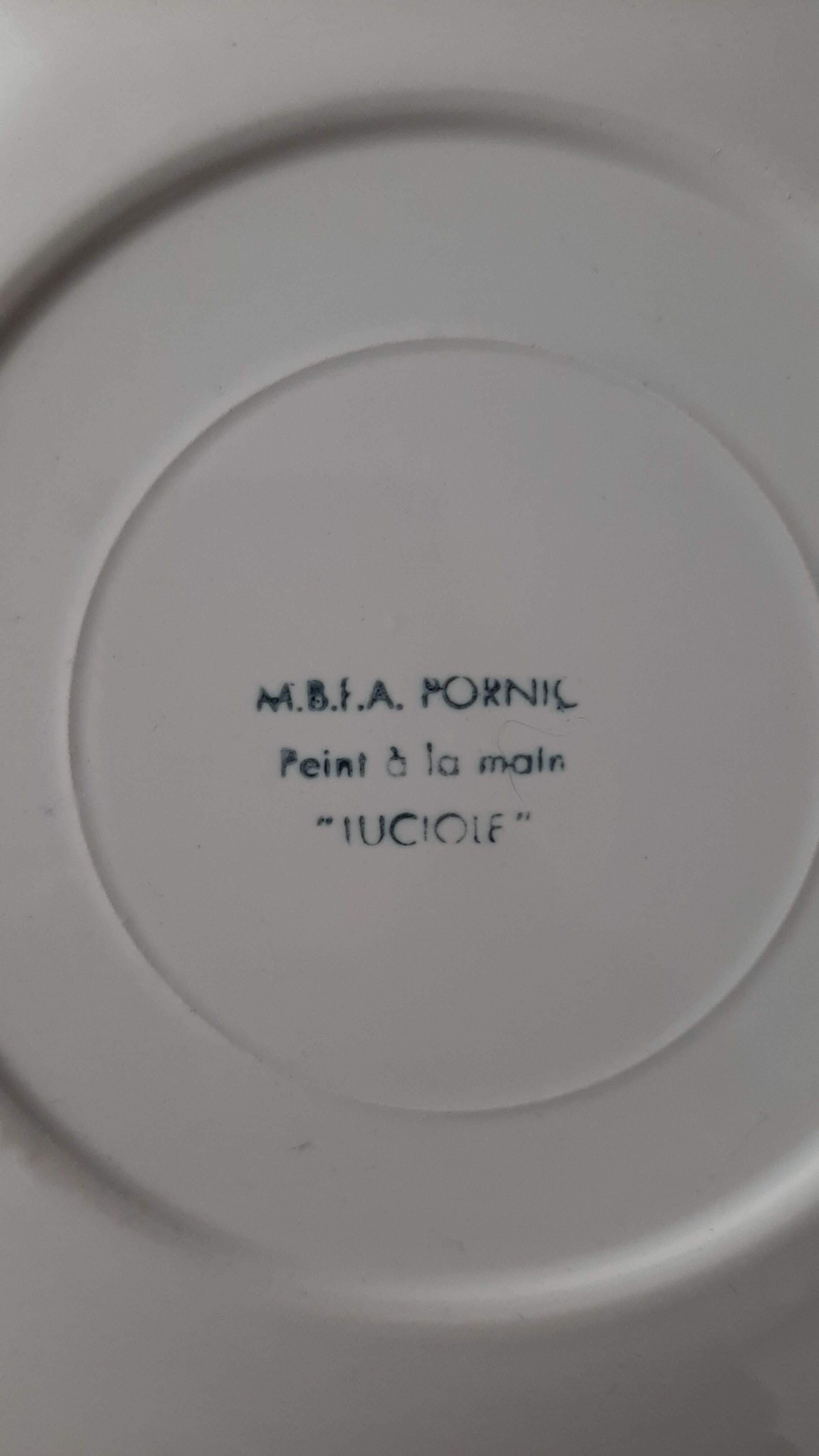 Lot dessert plates MBFA Pornic