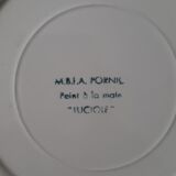 Lot dessert plates MBFA Pornic