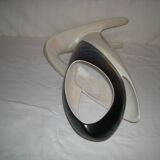 Camillo Lusso tripod vase - Turin ceramics from the 50s