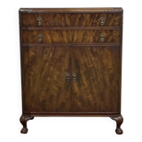 English mahogany sideboard from the 1930s with 2 drawers