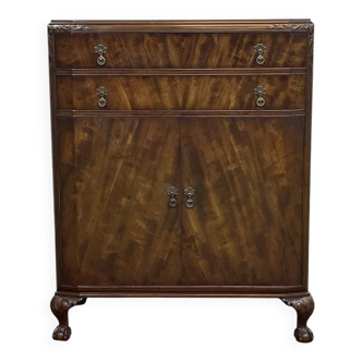 English mahogany sideboard from the 1930s with 2 drawers