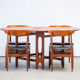 Table scandinave vintage pliante 1960
