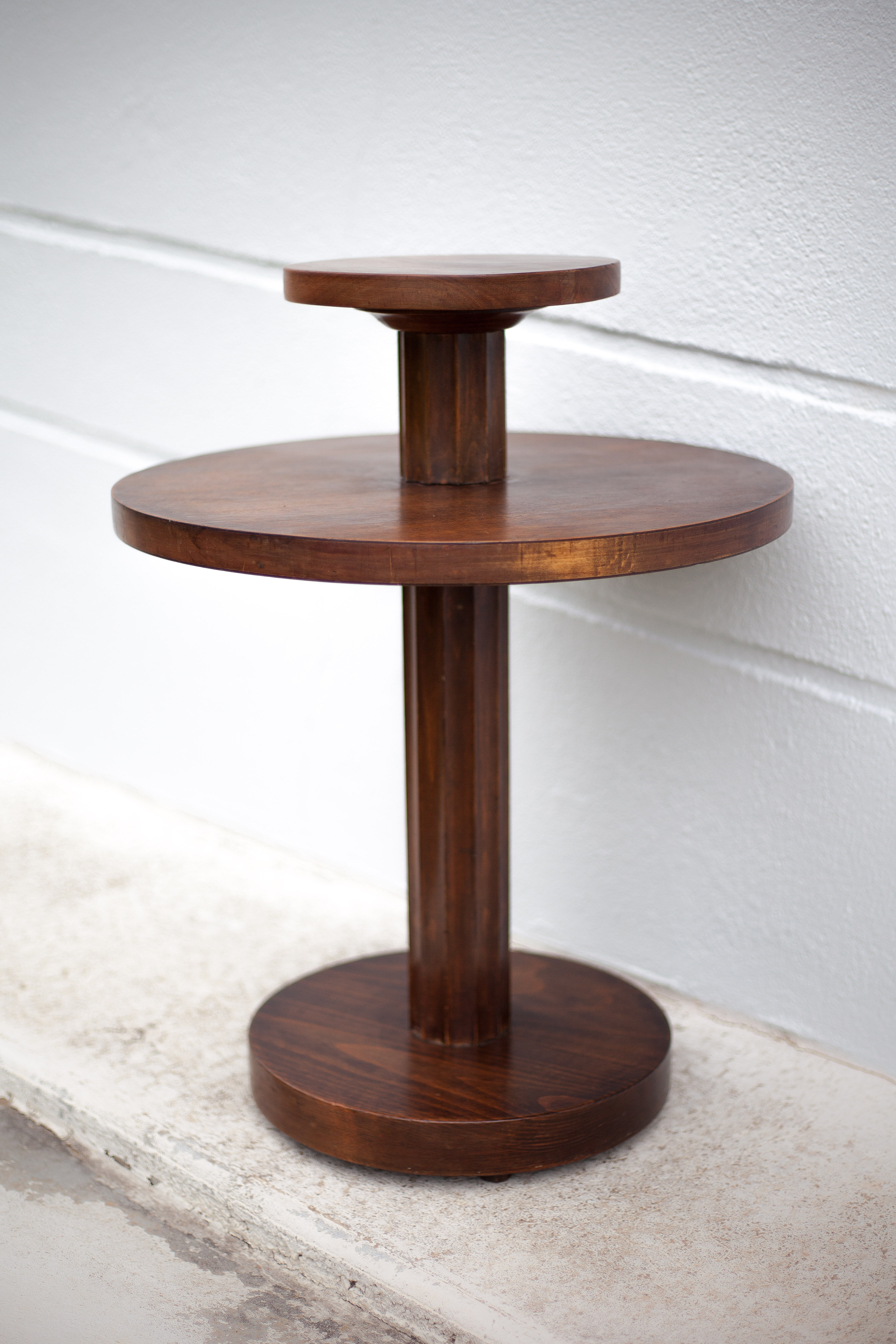 Table art déco en bois