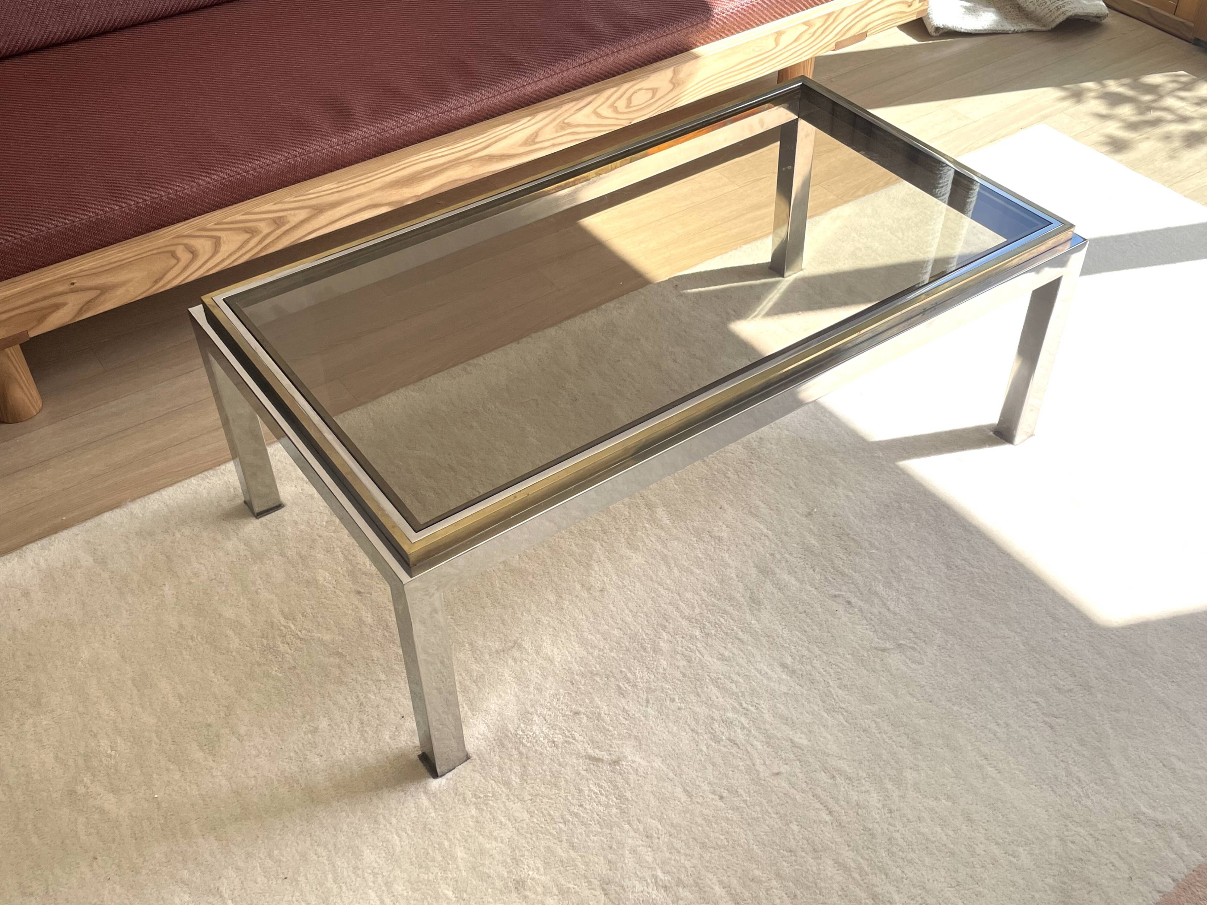 Willy Rizzo coffee table - Flaminia model - 1970s