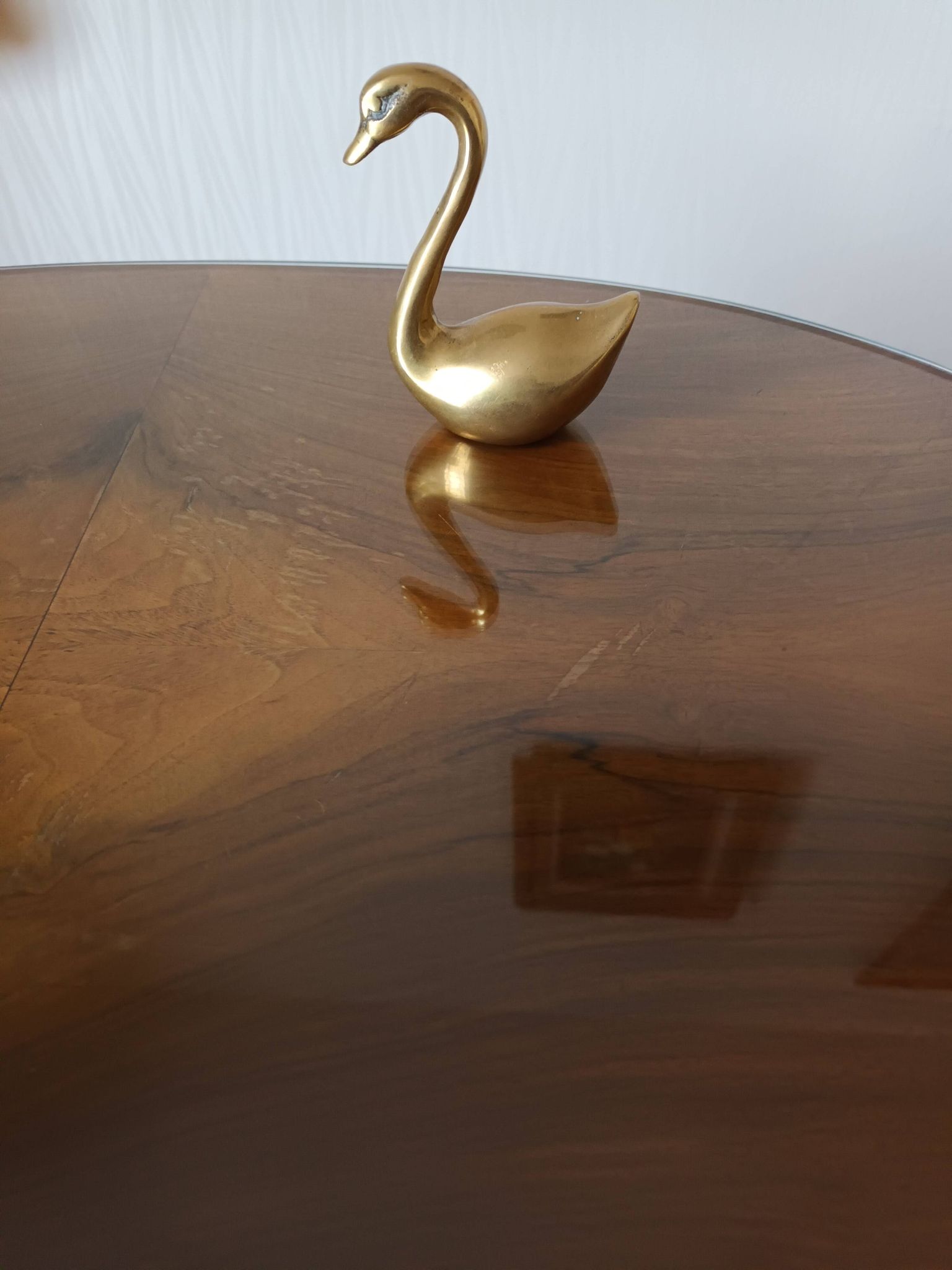 Walnut Art Deco side table 1930