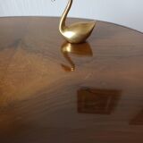 Art Deco walnut pedestal table 1930