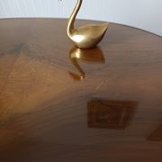 Walnut Art Deco side table 1930