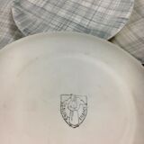 A series of 12 dinner plates Salins 1950
