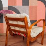 Vintage armchair granola beige 1960