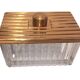 Art Deco Cake Box / Jewelry Box / Candy Box in Glass and Metal