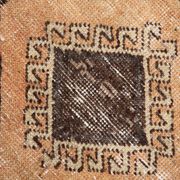 3x11 Rug For Hallway Brown Vintage Persian Runner Rug, 94x345Cm SK 5284