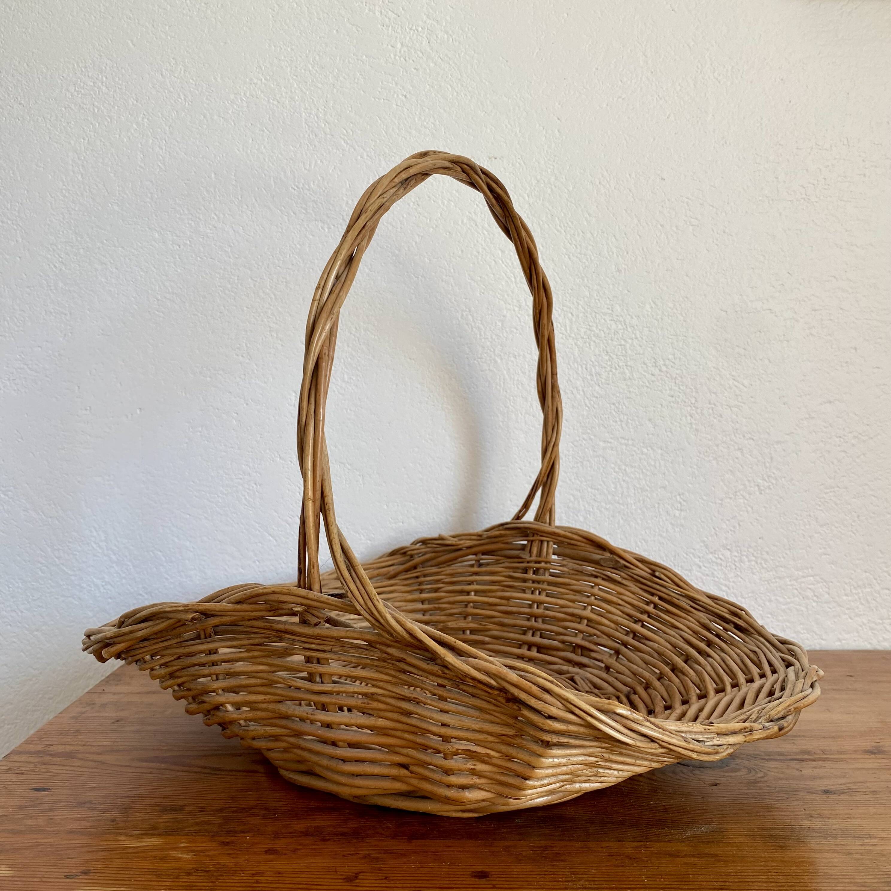Wicker picking basket