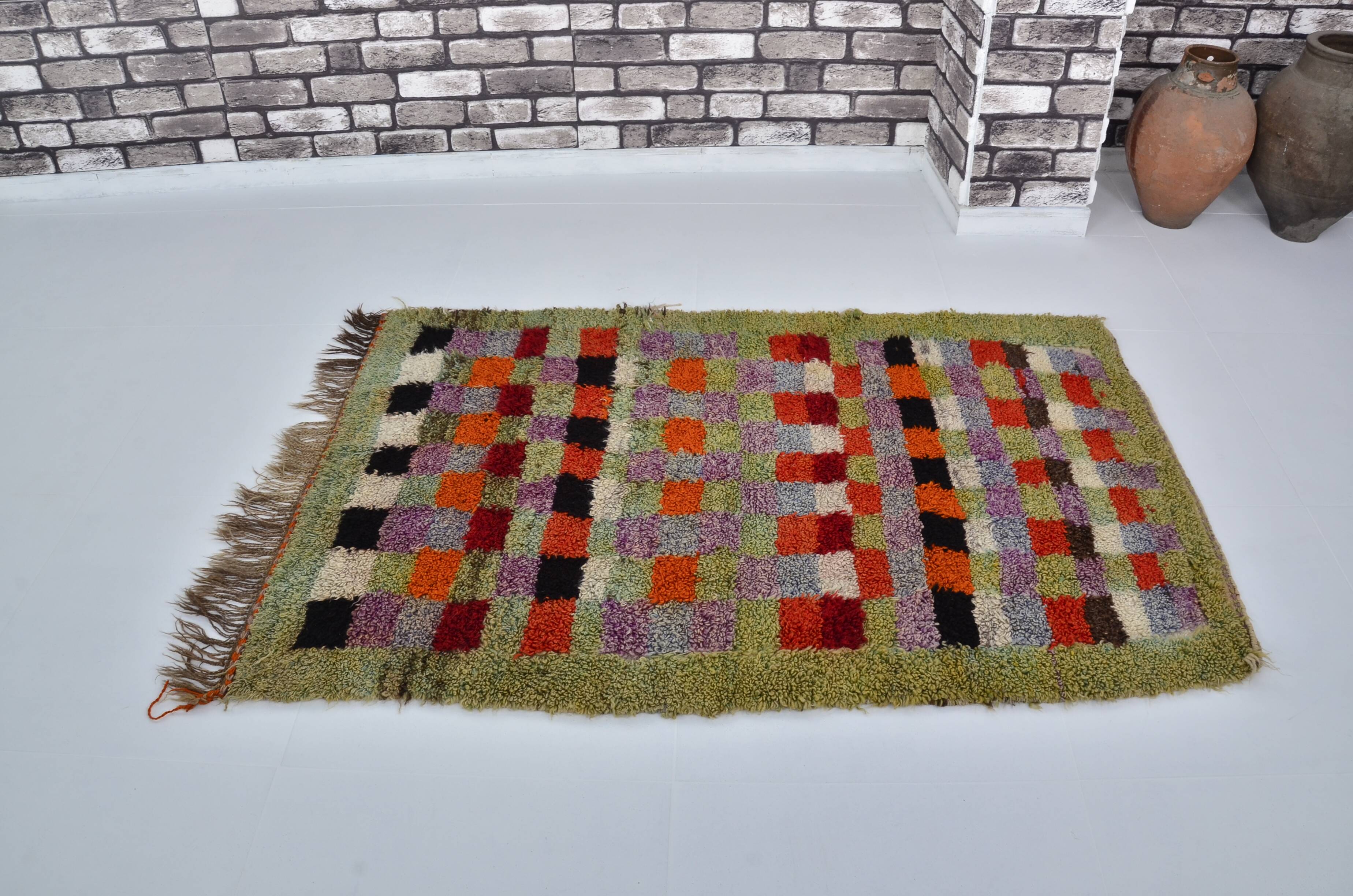 Vintage Decorative Anatolian Rug sku 3053