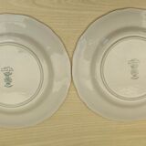 2 assiettes lunéville