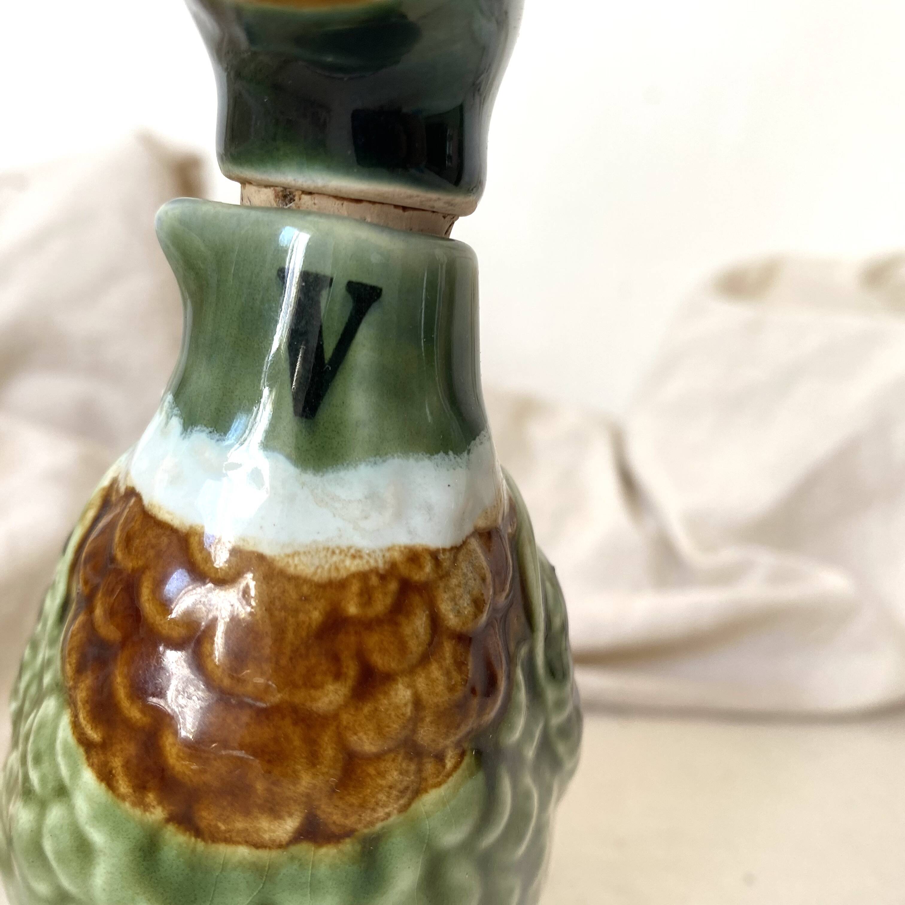 Zoomorphic bottle, ceramic duck