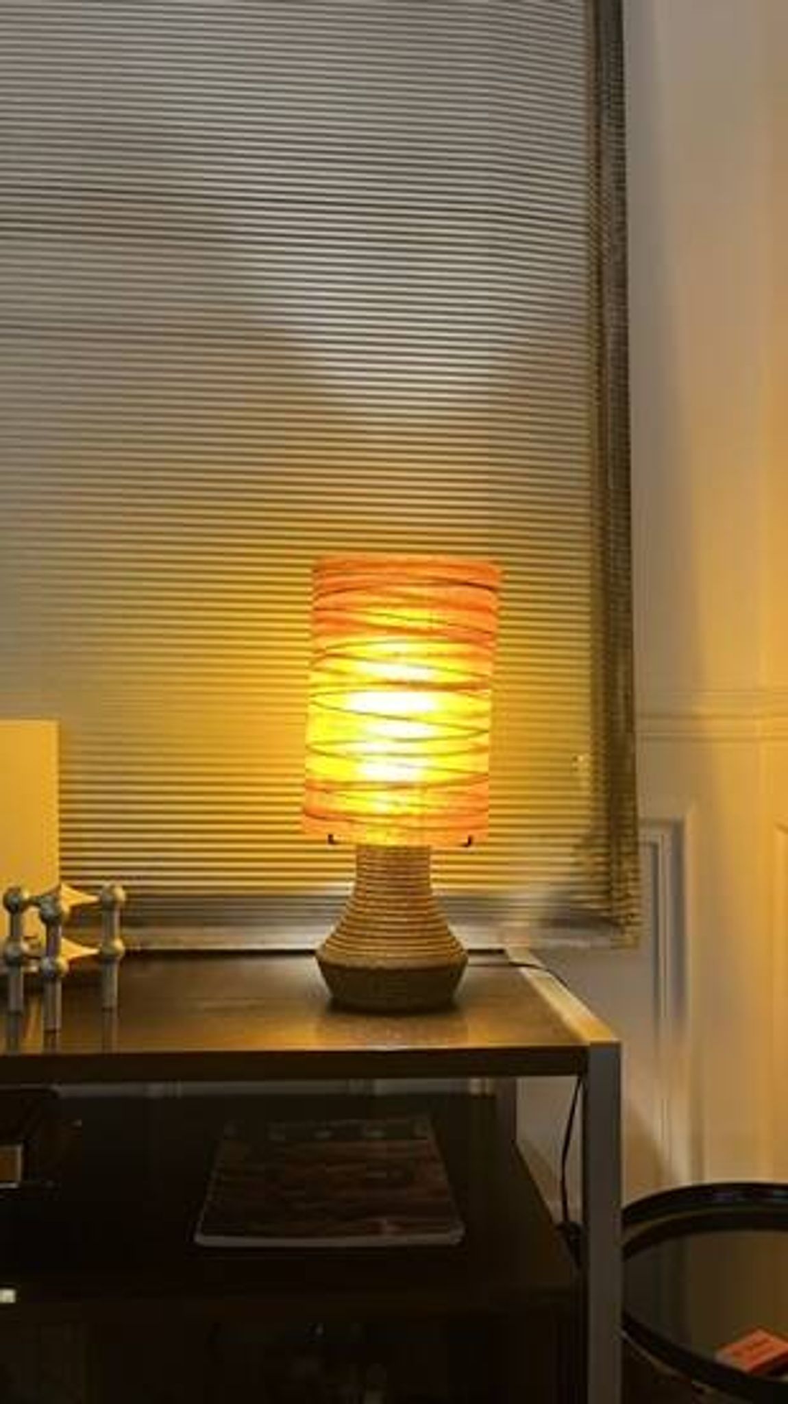 Lampe vintage en céramique Accolay
