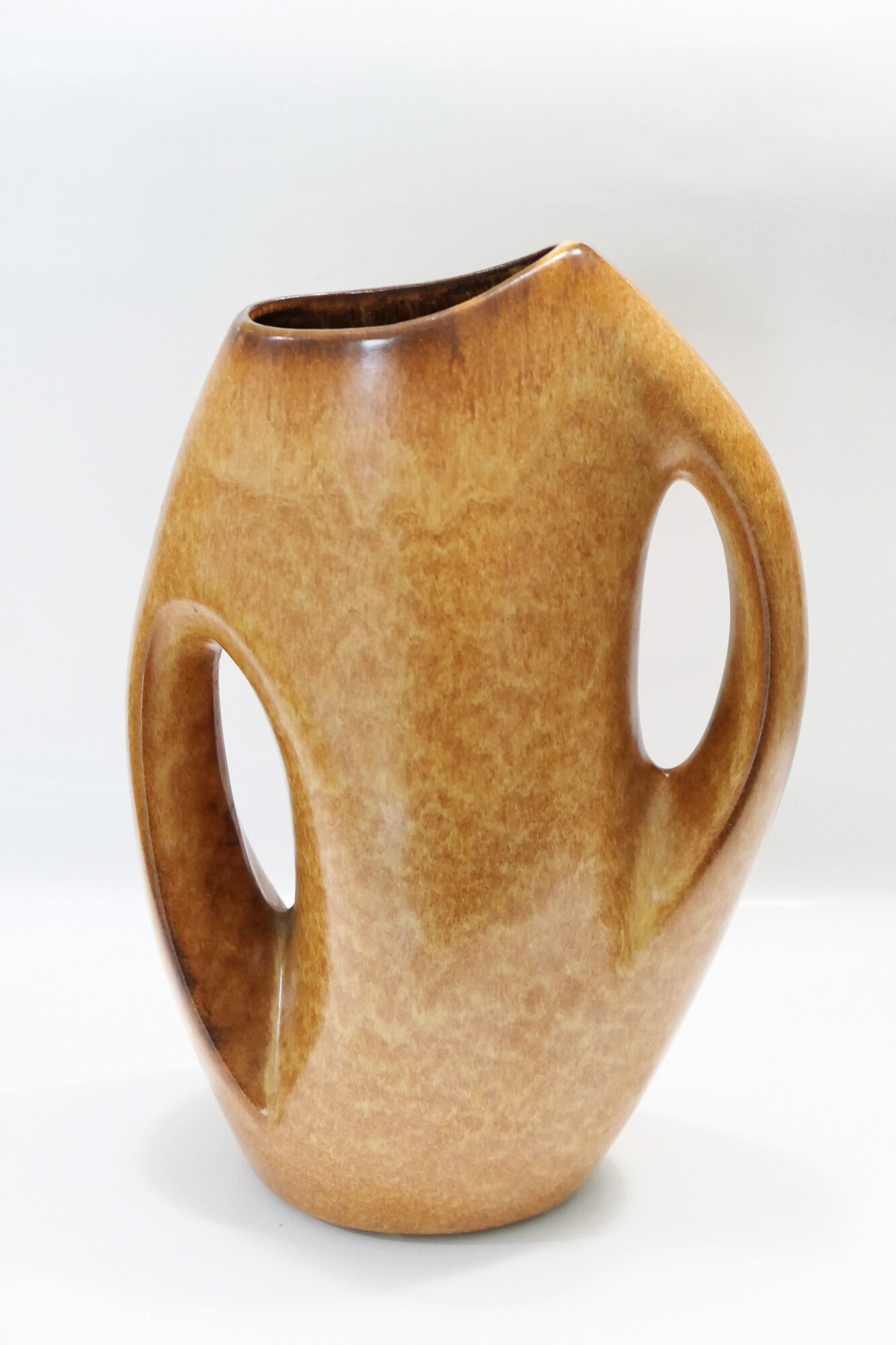 Free-form vase R.Rigone for Bertoncello 1960-70