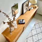 Meuble de métier de chapelière – Enfilade vintage restaurée