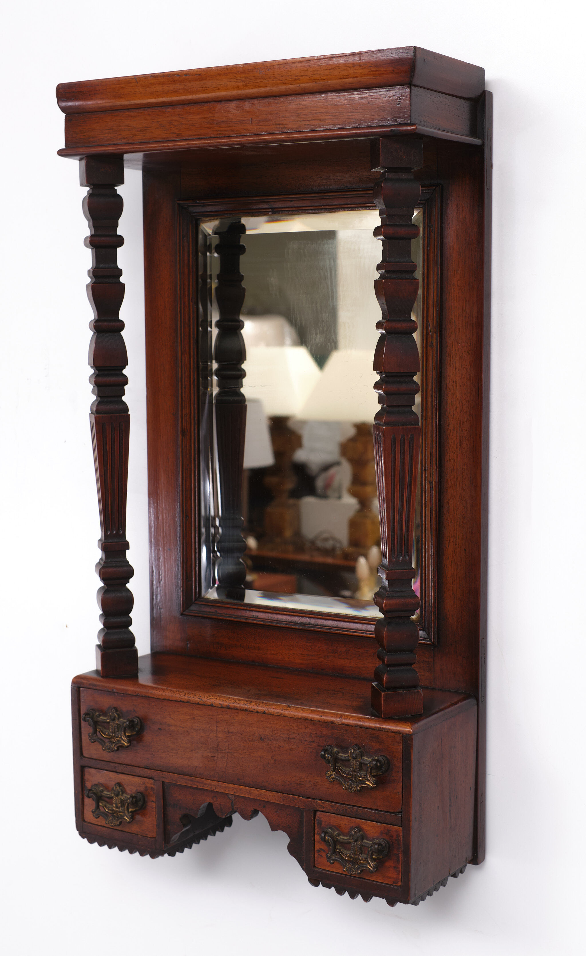 Victorian hall mirror, 1880, England