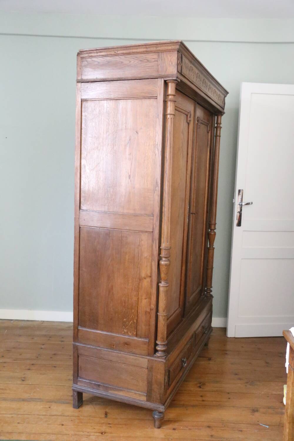 Large linen wardrobe