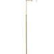Brass Swing Arm Library floor lamp Holtkoetter Germany 1980s