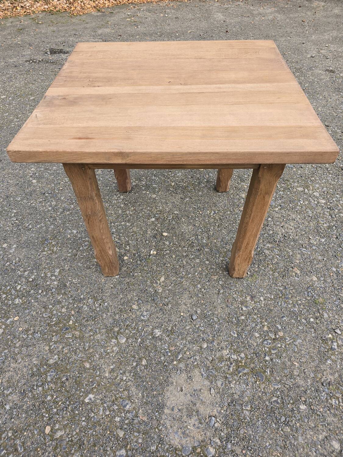 Antique square table