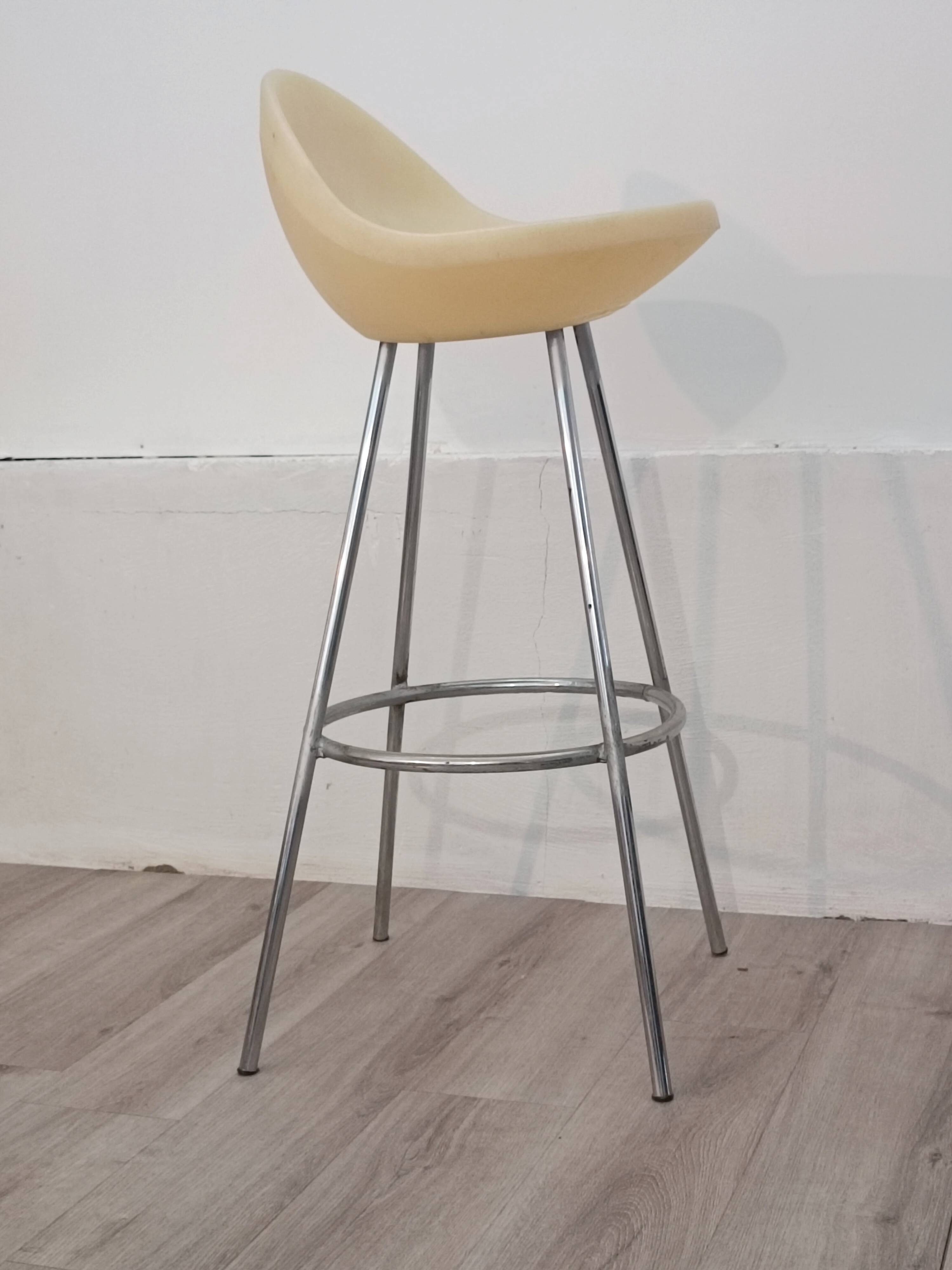 Bar Stool by Roberto Foschia for MIDJ 1970s Original Edition