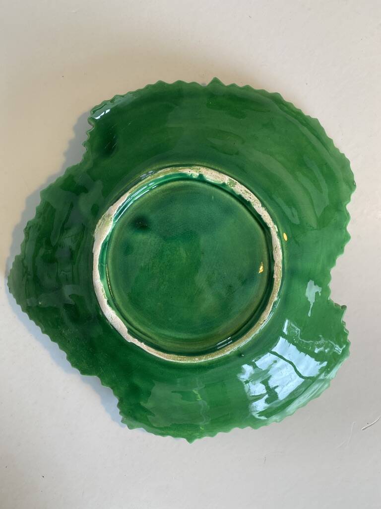 Cake service, 8 pieces, vine leaves - Pottery