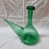 Morocco decanter in green glass