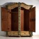 Antique baroque wardrobe painted in pine – Austro-Hungarian Empire, Year 1794