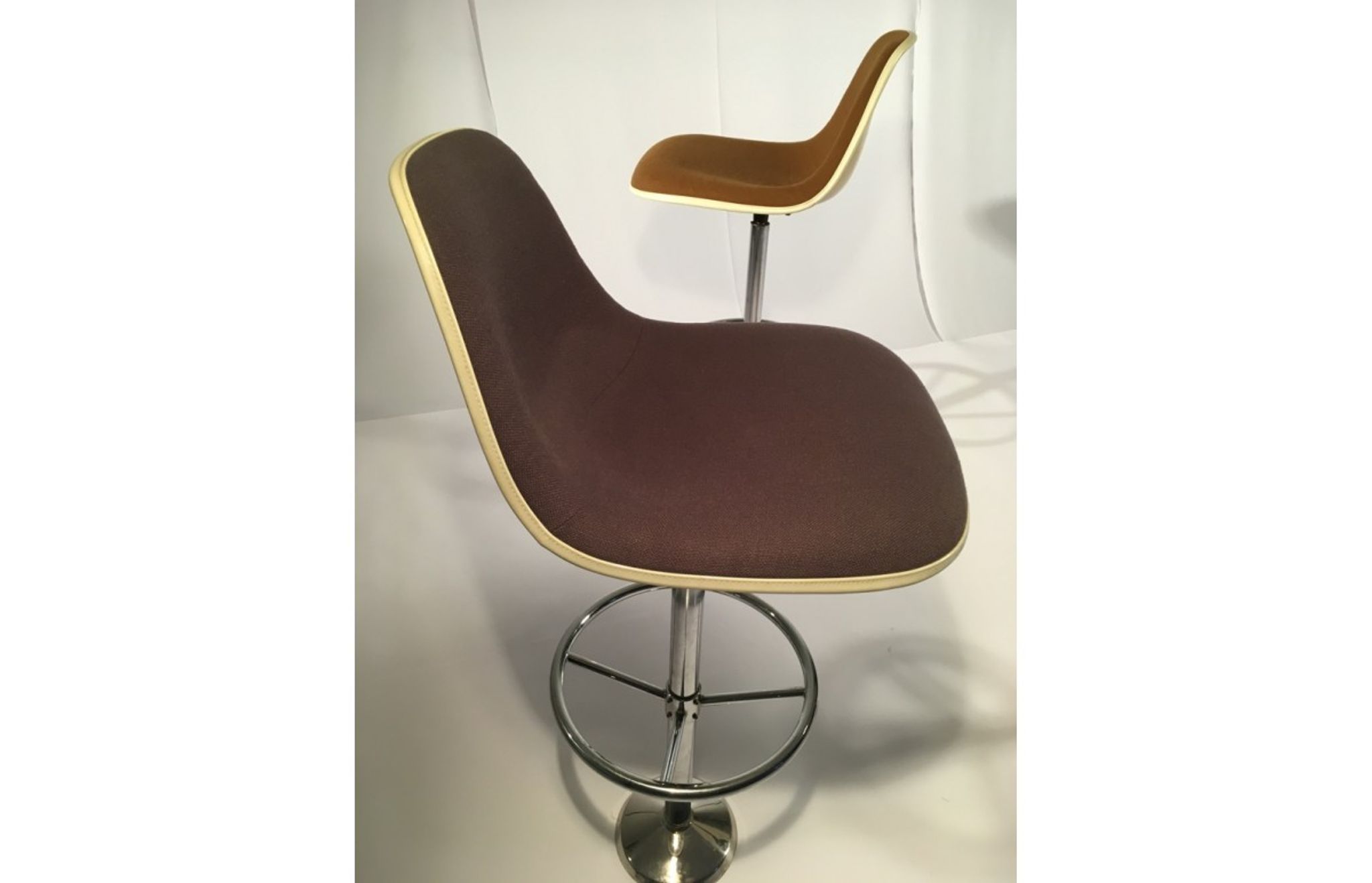 Vintage Bar Stools By Ray & Charles Eames For Herman Miller, Set Of 4