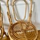 Pair of vintage rattan chairs